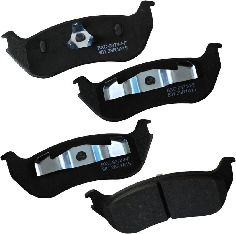 Bendix Premium SBC881 Ceramic Rear Brake Pads for Ford Explorer 2005-2002, Explorer Sport Trac 2003, Mercury Mountaineer 2005-2002 - Image 1